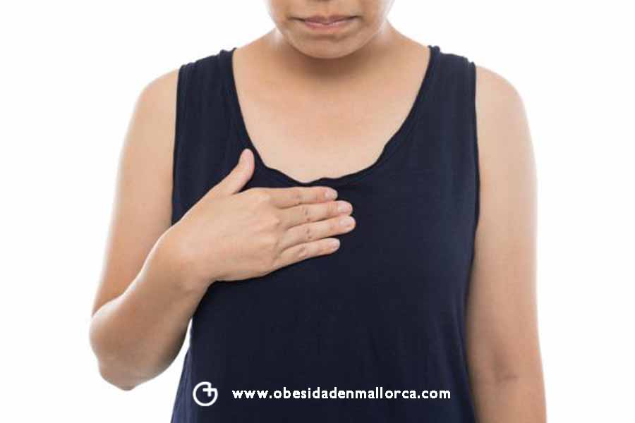 Síntomas tras la ingesta en una operación de obesidad